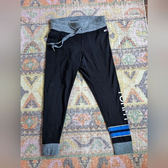 Tommy Hilfiger Sport Cropped Capri Leggings size 1X gray waist band - Picture 2 of 7